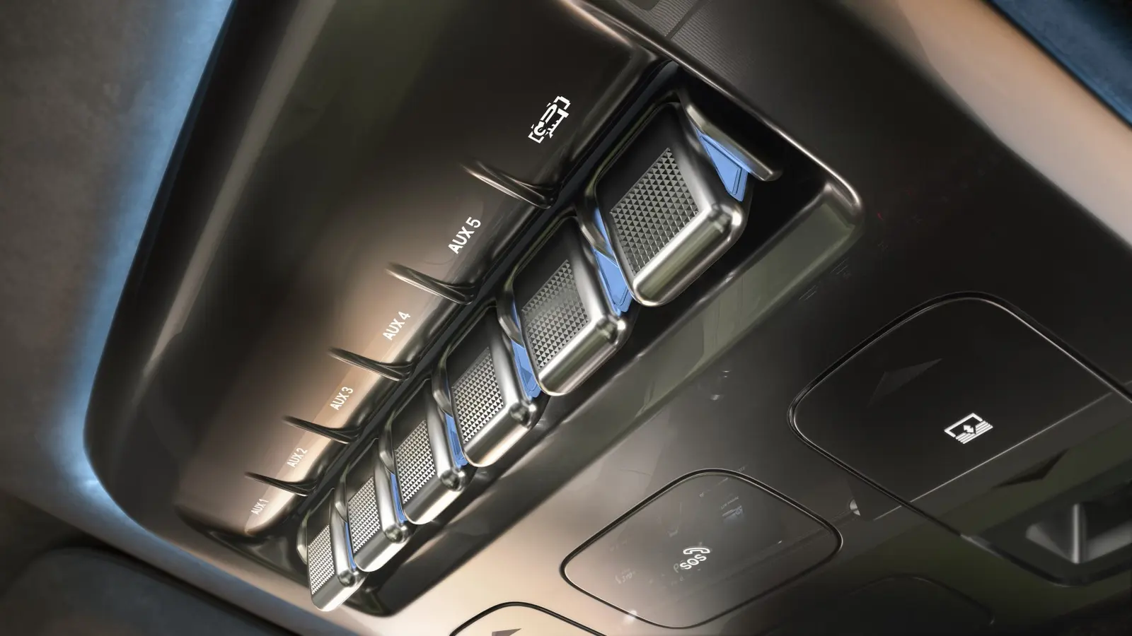 Controles interiores del MHERO II