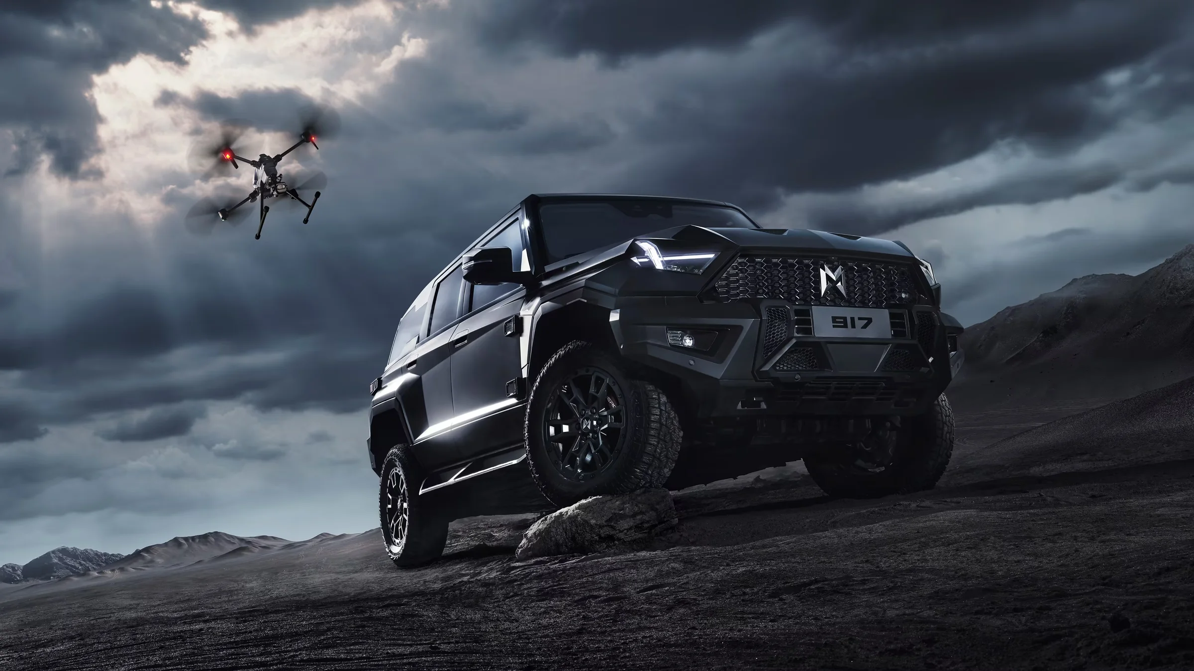 MHERO I en escenario off-road